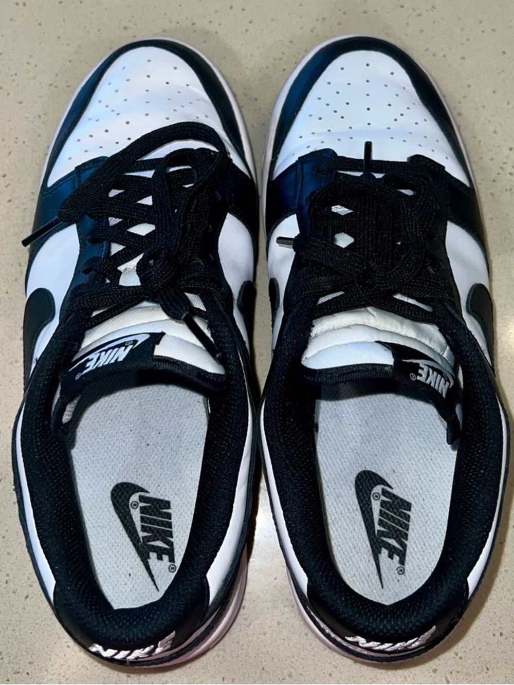 Nike Women's Dunk Low - Black and White Size 9.5 - Picture 10 of 11
